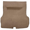 TF118917 1955-57 Bel Air, Two-Ten; 2 or 4 Door Hardtop, Sedan; Molded Trunk Carpet w/o Spare Tire Cutout; Loop; Medium Saddle - image 1