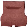 TF118929 1955-57 Bel Air, Two-Ten; 2 or 4 Door Hardtop, Sedan; Molded Trunk Carpet w/o Spare Tire Cutout; Loop; Emberglow - image 1