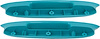 TF125079 Armrest Bases; 1957 Bel Air 2/4 Door Hardtop/Sedan; Turquoise - image 1
