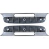 TF125082 Armrest Bases; 1957 Bel Air 2/4 Door Hardtop/Sedan; Silver - image 3