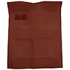 TF201334 1955-57 Bel Air, Two-Ten, One-Fifty; 2 or 4 Door Sedan, Wagon; Molded Carpet Kit; Mass Backing; Loop; Burnt Orange - image 1