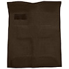 TF201371 1955-57 Bel Air, Two-Ten, One-Fifty; 2 or 4 Door Sedan, Wagon; Molded Carpet Kit; Mass Backing; Loop; Dark Brown - image 1