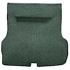 TF218913 1955-57 Bel Air, Two-Ten; 2/4 Door Hardtop, Molded Trunk Carpet w/o Spare Tire Cutout; Mass Back; Loop; Dark Green - image 1