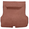 TF218936 1955-57 Bel Air, Two-Ten; 2/4 Door Hardtop, Molded Trunk Carpet w/o Spare Tire Cutout; Mass Back; Loop; Dark Copper - image 1