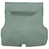 TF218942 1955-57 Bel Air, Two-Ten; 2/4 Door Hardtop, Molded Trunk Carpet w/o Spare Tire Cutout; Mass Back; Loop; Light Green - image 1