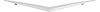 TF300064A 1957 Chevrolet 150, 210, Hood V Emblem, Chrome, V8 Applications - image 1