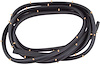 TF300152 Trunk Weatherstrip 1957 Chevrolet, Pontiac; with Clips; 2 and 4 Door, Sedan, Hardtop, Convertible - image 1