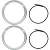 TF400000 1955 Chevrolet Bel Air, 150, 210, Nomad; Headlamp Bezels; with Gaskets; Pair - image 2