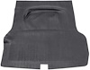 TF400186 1955-57 Chevy Bel Air, 150, 210; Rubber Trunk Mat; Without Spare Tire Cut Out - image 1