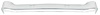 TF400239 Rear Bumper Set; 1956 Chevrolet Bel Air, 150, 210; Chrome; 3 Piece Design - image 1