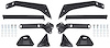 TF400309 Front Bumper Bracket Set for 1957 Chevy Bel Air, 150, 210, Nomad - image 1