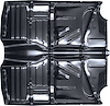 TF400481A 1955-57 Bel Air, 150, 210; Complete Floor Pan; 2-4 Door, Sedan, Wagon; with Braces; EDP Coated - image 1