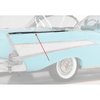 TF400866 Quarter Panel Top Fin Chrome Molding for 1957 Chevy Bel Air - image 2