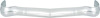 TF400957 Chrome Front Bumper; 1956 Chevrolet Bel Air, 150, 210, Nomad; 1 Piece California Style; OE Design; For Use With - image 1