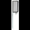 Smoke Tinted Vent Window Assembly 1955-1957 Tri-5 Convertible Left - image 2