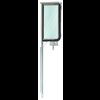 Green Tinted Vent Window Assembly 1955-1957 Tri-5 Convertible Left - image 2