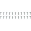 TF401031 1955-57 Chevy; Bel Air; Flipper and Upper Quarter Window Run Channel Screw Set; LH and RH; 22 Piece - image 3