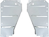 TF401188 Radiator Side Filler Panels-1955 Chevy Bel Air. 150, 210, Nomad; Chrome; Pair