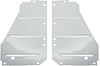 TF401189 1956 Chevy Bel Air. 150, 210, Nomad; Radiator Side Filler Panels; Chrome; Pair - image 1