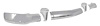 TF401246 1956 Chevrolet Bel Air, 150, 210; Nomad; Front Bumper Set; with Guards; 5 Piece Set; OE Style - image 1