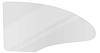 TF41030A Quarter Glass-1955-57 Chevrolet/Pontiac; 2 Door Hardtop; Clear - image 1