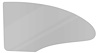 TF41030D Quarter Glass-1955-57 Chevrolet/Pontiac; 2 Door Hardtop; Smoke Gray - image 1