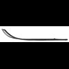 TF41038D Quarter Glass-1955-57 Nomad/Safari Grey Custom Tint RH Curved - image 2