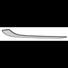TF41042D Quarter Glass-1955-57 Chevrolet 4 Door Wagon Grey Custom Tint RH Curved - image 3
