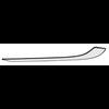TF41043A Quarter Glass-1955-57 Chevrolet 4 Door Wagon Clear LH Curved - image 2