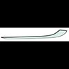 TF41043C Quarter Glass-1955-57 Chevrolet 4 Door Wagon Green Tint LH Curved - image 3