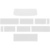 TF42027A Glass Set 1957 Chevrolet 4 Door Wagon 10 Piece Clear/Clear - image 2
