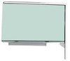 TF42210C Door Glass Assembly; 1955-57 2-Door Hardtop/Convertible RH Green Tint - image 2