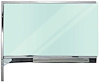TF42211C Door Glass Assembly; 1955-57 2-Door Hardtop/Convertible LH Green Tint - image 1