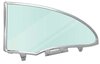 TF42231C Quarter Glass Assembly-1955-57 2-Door Hardtop LH Green Tint - image 3