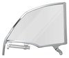 TF42233A Quarter Glass Assembly-1955-57 Chevrolet Convertible LH Clear - image 2
