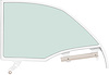 TF42233C Quarter Glass Assembly-1955-57 Chevrolet Convertible LH Green Tint - image 1