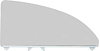 TF42235D Quarter Glass Assembly-1955-57 Chevrolet 2-Door Sedan/Club Coupe Grey Custom Tint LH - image 1
