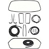 TF430001 1955-56 Chevy Bel Air, 150, 210; Weatherstrip Kit; 2 Door Hardtop - image 1