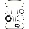 TF430002 1957 Chevy Bel Air, 150, 210, Weatherstrip Kit, 2 Door, Hardtop - image 1