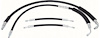 Power Steering Hose Set 1955-1957 Chevy Tri-Five V8 4-Pieces - image 1