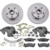 TF500266A 1955-57 Chevrolet Bel Air, 150, 210; Front Disc Brake Set; 11 in. Plain Rotors - image 1