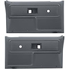 TL310601 Front Door Panels for 1977-80 Chevy/GMC Trucks, Blazer, Jimmy, Suburban [Black] - image 1