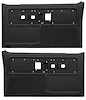 TL310701 Front Door Panels for 1977-80 Chevy/GMC Trucks, Blazer, Jimmy, Suburban [Black] - image 1