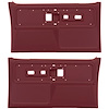 TL310704 Front Door Panels; 1977-80 Chevrolet/GMC Truck, Blazer, Jimmy, Suburban; Silverado; Red - image 1