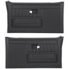TL310801 Front Door Panels for 1981-91 Chevy/GMC Trucks, Blazer, Jimmy, Suburban [Black] - image 2