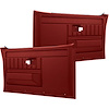 TL310804 Front Door Panels for 1981-91 Chevy/GMC Trucks, Blazer, Jimmy, Suburban [Red]