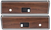 TL3117 1973-76 Chevy, GMC Pickup, Blazer/Jimmy, Suburban; Front Door Panel Woodgrain Trim Panels; Large; Pair - image 1
