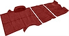TN16102B3C 1973-74 Suburban 2WD w/ 4-Speed; Red; Complete Loop Carpet Set - image 1