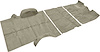 TN16252C4C 1975-80 Suburban 4 Wheel Drive Caramel Complete Cut Pile Carpet Set - image 1