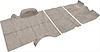 TN17168C3P 1981-91 Suburban 2WD w/ 4-Speed; Medium Silver; Passenger Area Pile Carpet Set - image 1